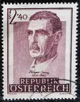 A1032p / Austria 1957 dr. Julius wagner-jauregg stamp stamped