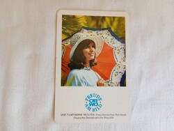 Card calendar 1974-09 abroad