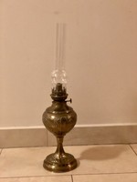 Antik réz petroleum lámpa