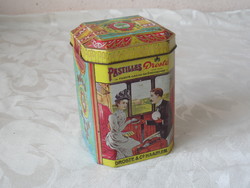 DROSTE & CO HAARLEM régi fém kakaós doboz