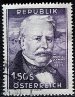 A996p / austria 1954 moritz von schwind stamp stamped