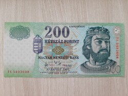 200 forint bankjegy FC sorozat 2007 UNC