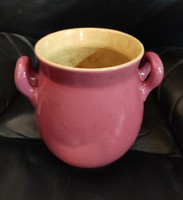 Zsolnay pink silke pot.. Late 1800s.. Rare piece !!!