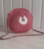 Crochet macaroni bag