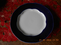 Zsolnay pompadour base glaze flat plate