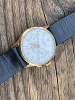 Olympic chronograph suisse gold watch