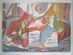 József Bánfi 1936 - , abstract painting