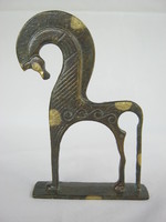 Horse art deco copper or bronze statue