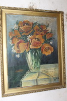 Antique signed painting 337