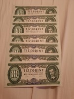 10 Forints 1975. 7 serial number followers! Ouch!
