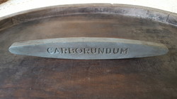 Traditional carborundum whetstone, sharpening