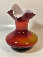 Dekoratív retro üveg váza