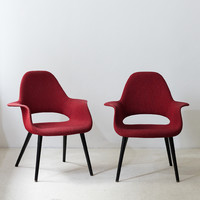 2 darabos Vintage Eames & Saarinen 'Organic Chair' szett  Vitra