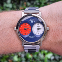 Ralph lauren polo dual time wristwatch