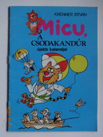 István Krenner: micu, the new adventures of the wonder kid - old comic book, fairy tale book (1987)