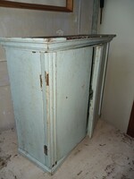 Antique wall teak cabinet ke