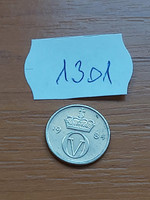 Norway 10 Ore 1984 copper-nickel, v.King Olav 1301