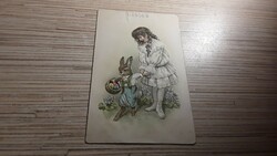 Antique Easter embossed greeting card.
