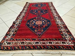 Hamadan hand-knotted 106x205cm wool Persian rug bfz647
