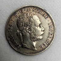 József Ferencz silver 1 florin 1889 a