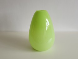 Retro large-sized 30 cm thick-walled glass vase