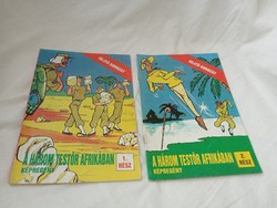 Rijtő körcsmáros - the three bodyguards in Africa i-ii (comic) - retro comic