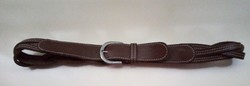 Braided leather belt.--New