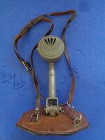 Antique telephone exchange Hungarian breast microphone ca 1940