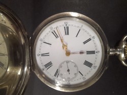 Swiss Silver Argent Pocket Watch,Ezüst 875 Tripla Fedeles Zsebóra.