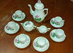 Herend vl patterned coffee set for sale at a low price