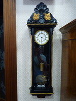 Very rare mini wall clock Vienna, ca.1850!!!