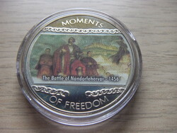 10 Dollar Battle of Nándorfehérvár (1456) Liberia 2004 in sealed capsule