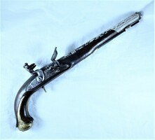 Luxurious, antique, front-loading, flintlock pistol, Turkish, ca. 1760!!!