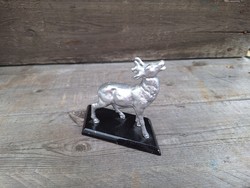 Bass deer aluminum sculpture
