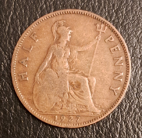 1927. Anglia V. György (1910-1936) fél Penny (1610)