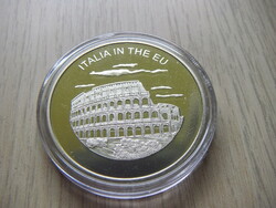 United Europe commemorative medal 100 lira Italy 2004 in sealed unopened capsule + certificate