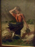 A small vintage painting