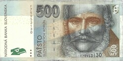 500 korun korona 2000 Szlovákia