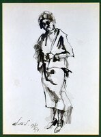 Lady László Holló (1887 - 1976) figure, 1960