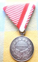 Silver medal of valor Charles with matching war ribbon t1
