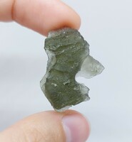 Real moldavite of larger size