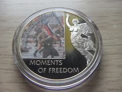 10 Dollar Slovak National Uprising (1944) Liberia 2006 in sealed capsule