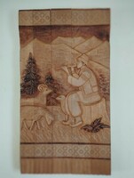 Large carved wall picture