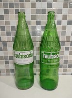 Retro Traubisoda szénsavas üdítő italos, üdítős üvegek, 1 literesek, 2 db