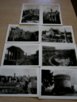 Róma  nevezetességei  fotó fekete fehér  Bromostampa