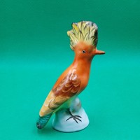 Retro cupped banka Bodrogkeresztúr ceramic bird figure