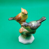 Retro  Bodrogkeresztúri kerámia madárpár figura