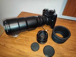 TAIR-3 300MM F4.5 TELEPHOTO SNIPER Zenit 12s fényképezőgép 52mm F2.0 lencse