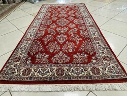 Indo saoruk hand-knotted 100x210cm wool Persian rug mz277