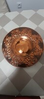 Huge red copper wall plate